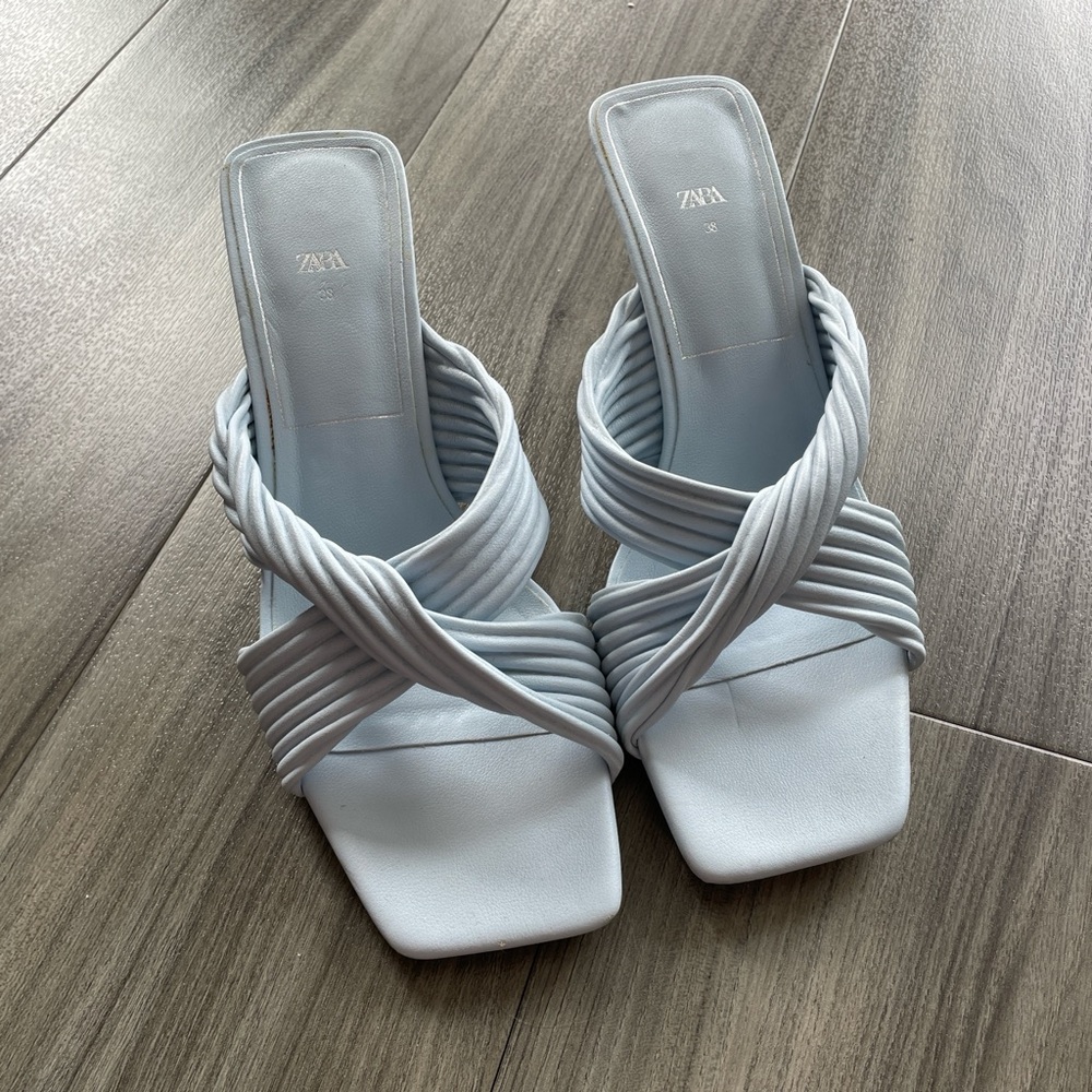 Zara Women's Strappy Heeled Sandals